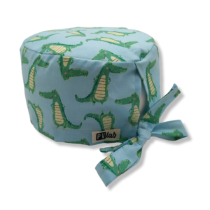Cuffietta lacci - Coccodrilli azzurro chiaro