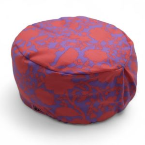 Cuffietta elastico - Fiori rosa e lilla