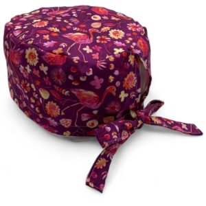 Cuffietta lacci - Fenicotteri e fiori